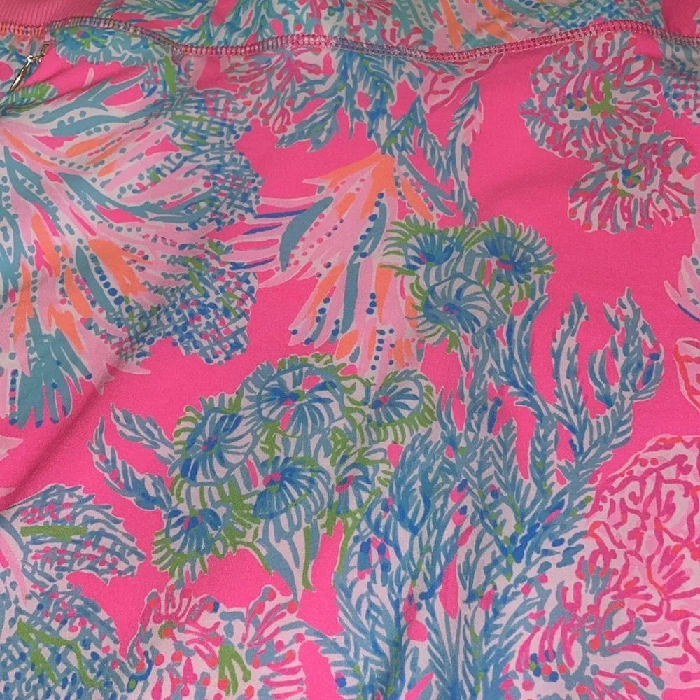 Lilly Pulitzer UPF 50+ Luxletic Run Around Skort Prosecco Pink Seaing Things L - Picture 4 of 9